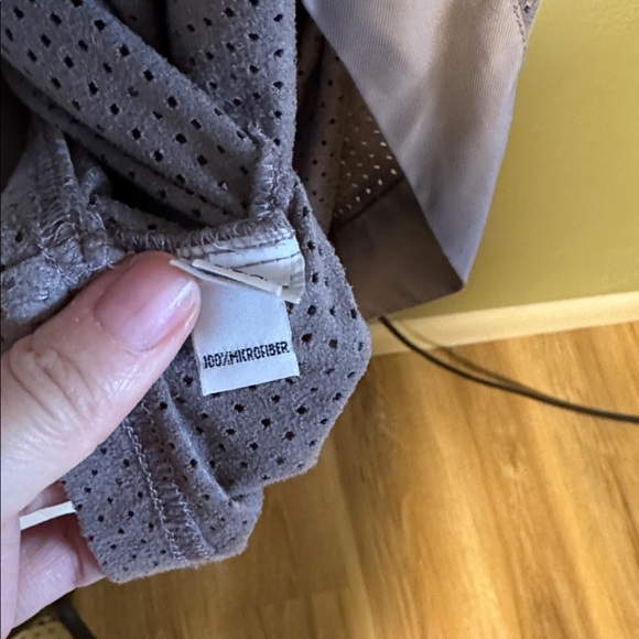 Gray Ruffled Open Front Cardigan - Picture 6 of 10